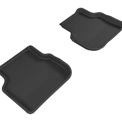 3D MAXpider 2011-2018 Volkswagen Jetta Sedan Kagu 2nd Row Floormats - Black