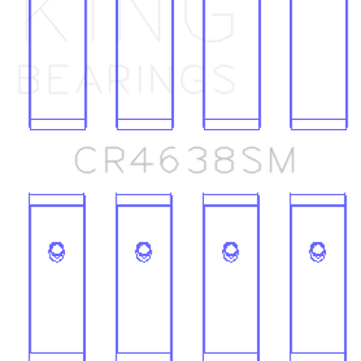 King Engine Bearings Nissan MR18DE / MR20DE (Size STD) Rod Bearing Set