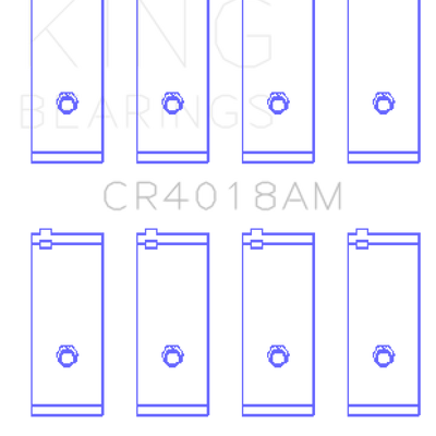 King Engine Bearings Toyota 1S/4S/2SELC/3SFE/3SGELC Connecting Rod Bearing Set - Size STD