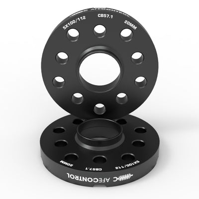 aFe CONTROL Billet Aluminum Wheel Spacers 5x100/112 CB57.1 20mm - Volkswagen/Audi