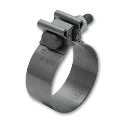 Vibrant SS Accuseal Exhaust Seal Clamp for 2.75in OD Tubing (1in wide band)
