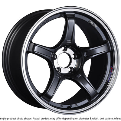 SSR GTX03 18x10.5 5x114.3 12mm Offset Gun Metallic Wheel Wheel