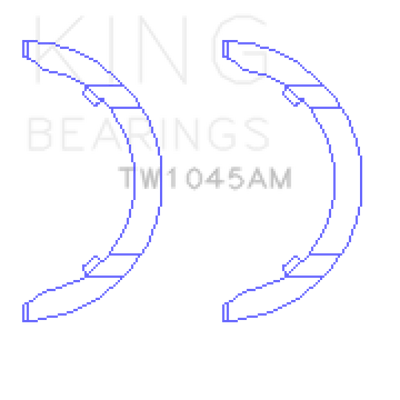 King Engine Bearings 1798 Audi CDAA/CDHA/CDHB/CDAB Thrust Washer Set