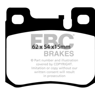 EBC 94-95 Mercedes-Benz C220 (W202) 2.2 (ASC) Ultimax2 Rear Brake Pads