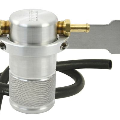 Moroso 08-14 Cadillac CTS-V Air/Oil Separator Catch Can - Small Body - Billet Aluminum