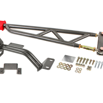 BMR 93-02 F-Body w/o DSL Torque Arm Tunnel Mount (For Long Tube Headers) - Black Hammertone