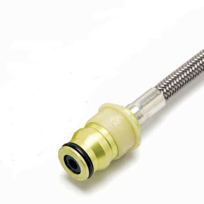 McLeod Steel Braided Qwik Disconnect Line 40in - Male To An4F