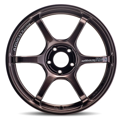 Advan RG-4 18x9.5 +45 5x100 Racing Copper Bronze Wheel