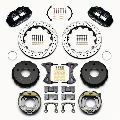 Wilwood Narrow Superlite 4R Rear P-Brk Kit 12.88in Drilled Big Ford New 2.38in Off Bronco 5 x 5.50