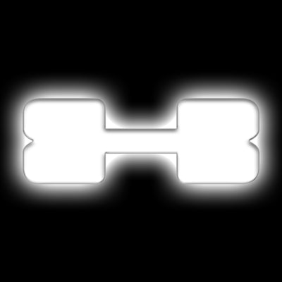 ORACLE Lighting Universal Illuminated LED Letter Badges - Matte Wht Surface Finish - X