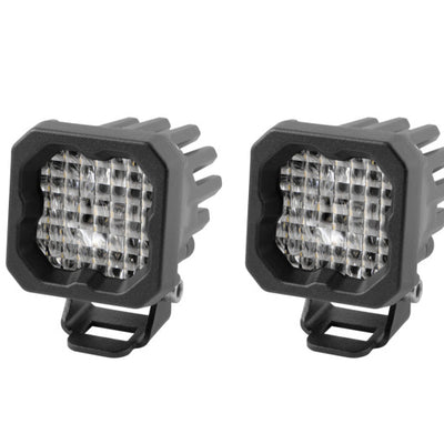 Diode Dynamics Stage Series C1 LED Pod Pro - White Wide Standard RBL (Pair)