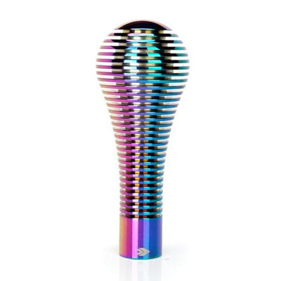 NRG Shift Knob Heat Sink Bubble Head Short Neo Chrome