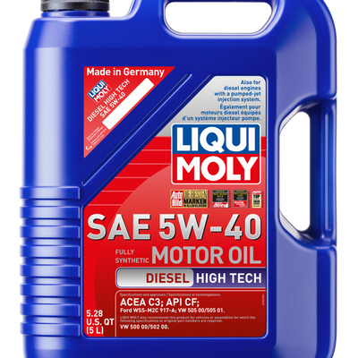 LIQUI MOLY 5L Diesel High Tech Motor Oil 5W40