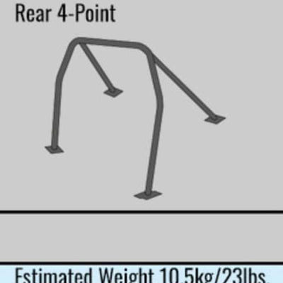 Cusco D1 Chromoly 2-Psgr 4-PT Roll Cage Cusco GC8 Impreza 2 Door No Sunroof