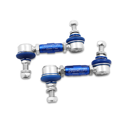 SuperPro 2004 Lexus RX330 0 Rear HD Adjustable End Link Set (10mm Studs 100mm-120mm Length)