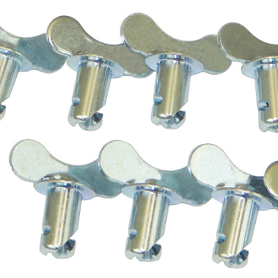 Moroso Quick Fastener - Butterfly Head - 5/16in x .450in - Steel - 10 Pack