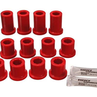 Energy Suspension 84-85 Toyota 4Runner 2 & 4WD Red Front Leaf Spring Bushing Set