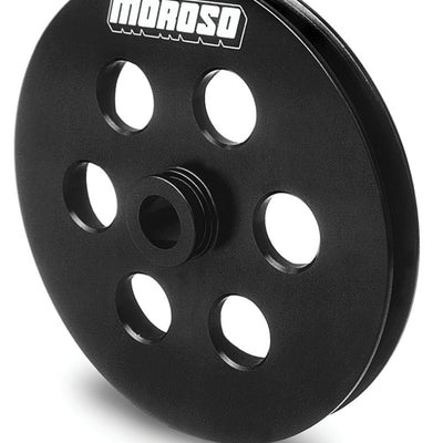 Moroso GM (Late Model) Power Steering Pulley - Single Groove - Billet Aluminum