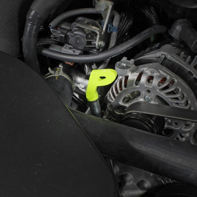PERRIN 15-25 Subaru WRX & 13-25 BRZ/FR-S/86/GR86 Dipstick Handle P Style - Neon Yellow