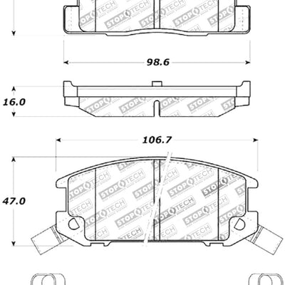 StopTech Street Touring Brake Pads