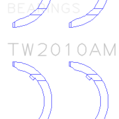 King Engine Bearings Volkswagen JR 1.6L (td) Thrust Washer Set