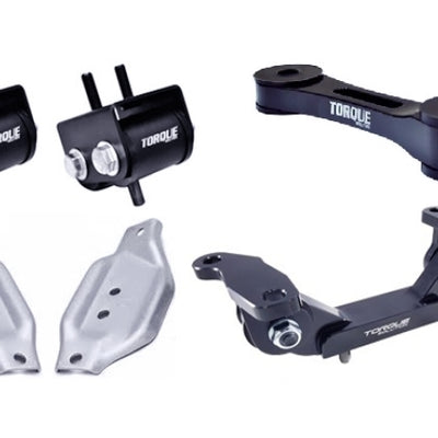 Torque Solution Engine / Trans / Pitch Mount Kit w/ Mount Plates: Subaru WRX 02-14 / STI 04+