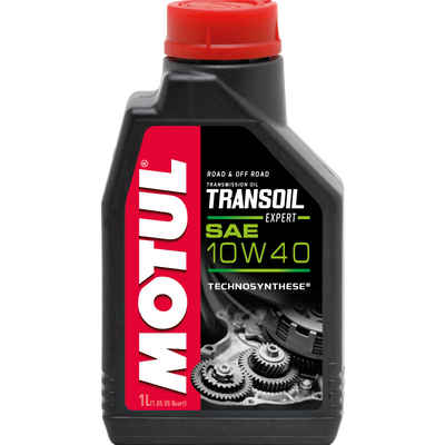 Motul 1L Powersport TRANSOIL Expert SAE 10W40 Technosynthese Fluid for Gearboxes