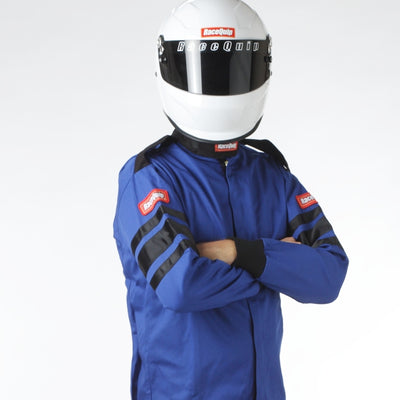 RaceQuip Blue SFI-1 1-L Jacket - Medium