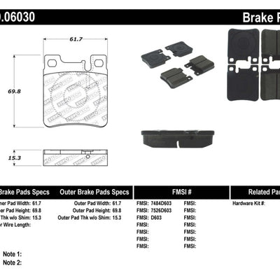 StopTech Performance Brake Pads