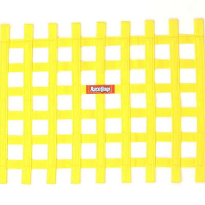 RaceQuip Yellow Ribbon Window Net