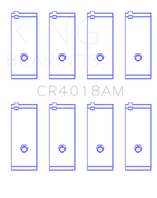 King Engine Bearings Toyota 1S/4S/2SELC/3SFE/3SGELC Connecting Rod Bearing Set - Size STD