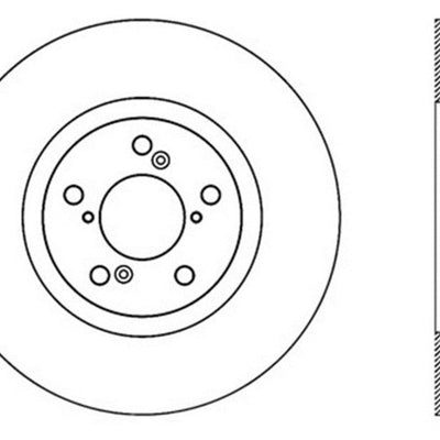 StopTech Drilled Sport Brake Rotor