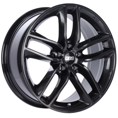 BBS SX 20x9 5x114.3 ET42 Crystal Black Wheel -82mm PFS/Clip Required