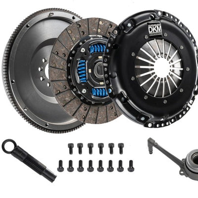 DKM Clutch 2.0 VW/Audi A3 TSI 8 Bolt Sprung Organic MB Clutch w/Steel Flywheel (440 ft/lbs Torque)
