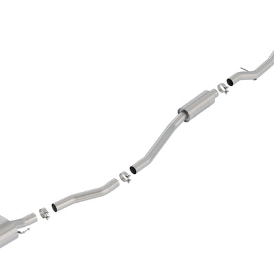 Borla 17-19 Honda Civic SI 1.5L Turbo MT S-Type 2.75in Cat-Back Exhaust Ceramic Black Tip