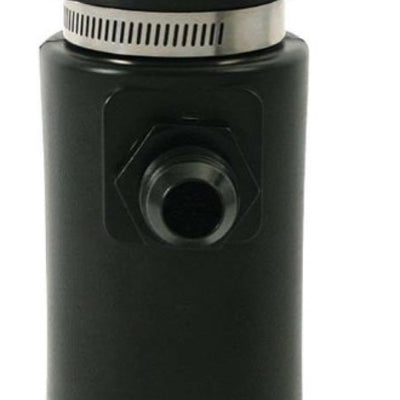 Moroso Breather Tank/Catch Can -10An Male Inlet - Black Polyethylene