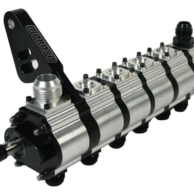 Moroso T3 Series Dragster 6 Stage Dry Sump Oil Pump - Tri-Lobe - Left Side - 1.200 Pressure