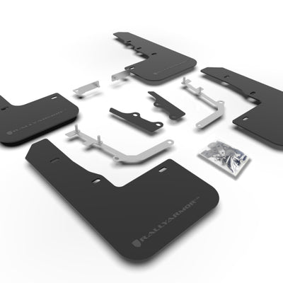 Rally Armor 20-25 Hyundai Venue Black Mud Flap Grey Logo