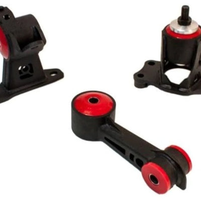 Innovative 11-15 Honda CR-Z L-Series Black Steel Mounts 95A Bushings