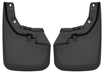Husky Liners 16-22 Toyota Tacoma w/ OE Fender Flares Custom Molded Front Mud Guards - Black