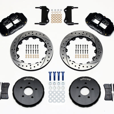 Wilwood Narrow Superlite 6R Front Hat Kit 13.06in Drilled Nissan 350Z/Fiti G35