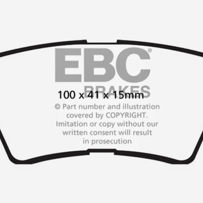 EBC 09-11 Hyundai Azera 3.3 Ultimax2 Rear Brake Pads