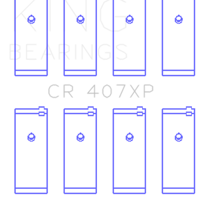 King Engine Bearings Nissan CA18DET (Size STD) Performance Rod Bearing Set