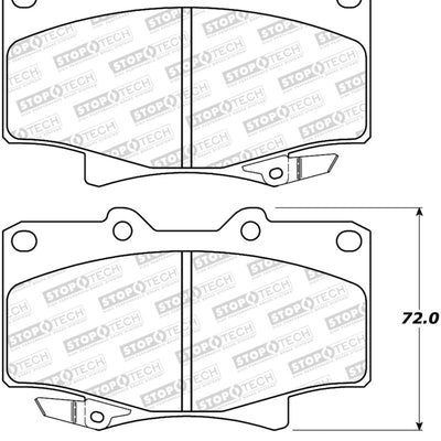 StopTech Street Brake Pads - Front/Rear