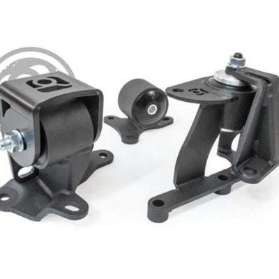 Innovative 88-91 Prelude H-Series Black Steel Mounts 85A Bushings