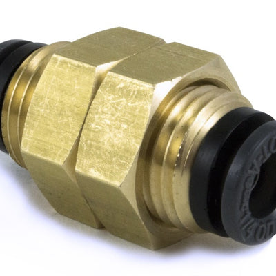 Air Lift Universal Bulkhead Union 1/4in PTC x 1/4in PTC-DOT