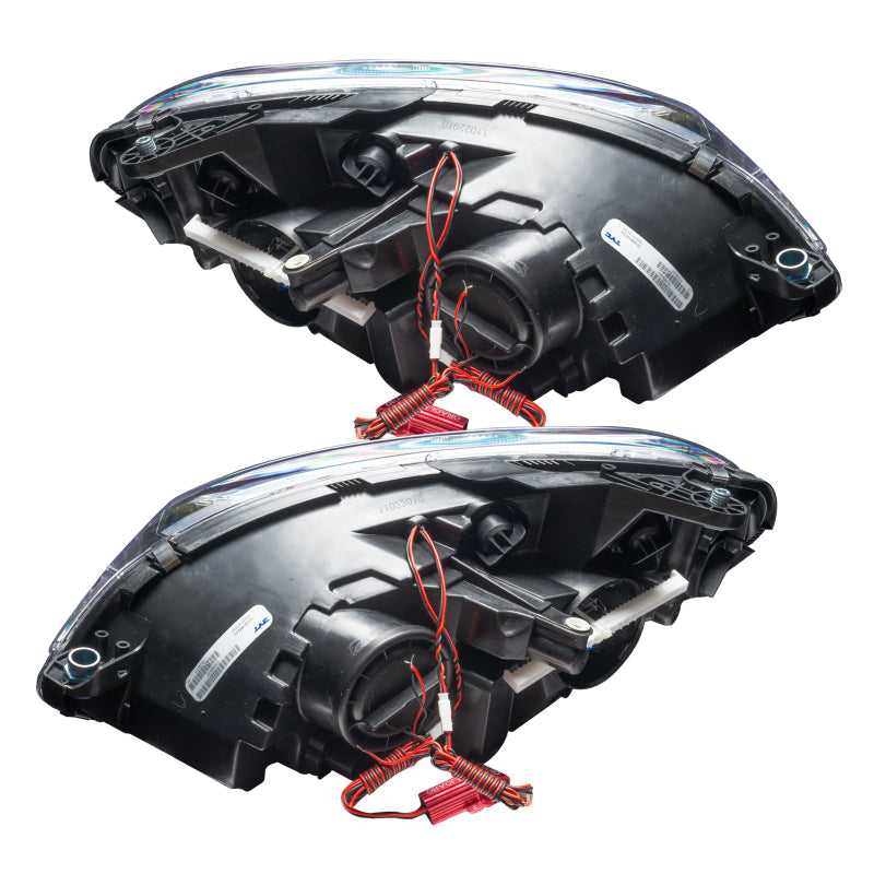 Oracle 0811 Mercedes Benz CClass PreAssembled Headlights  Chrome Housing ColorSHIFT