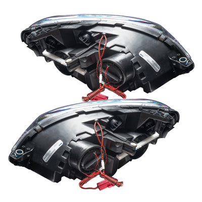 Oracle 08-11 Mercedes Benz C-Class Pre-Assembled Headlights Chrome Housing w/o Controller