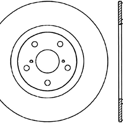 StopTech Power Slot 5/93-98 Supra Turbo Front Right SportStop CRYO Slotted Rotor
