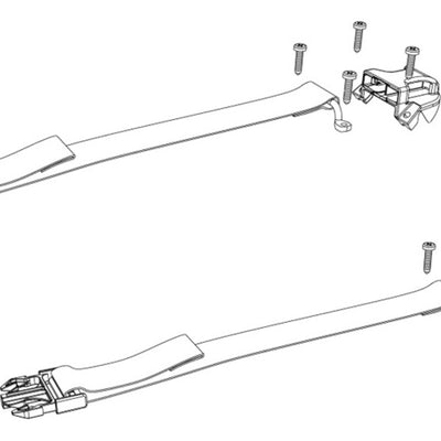 BAK Underside Buckle Ends & Strap Clips Qty 2 (w/ Hardware)